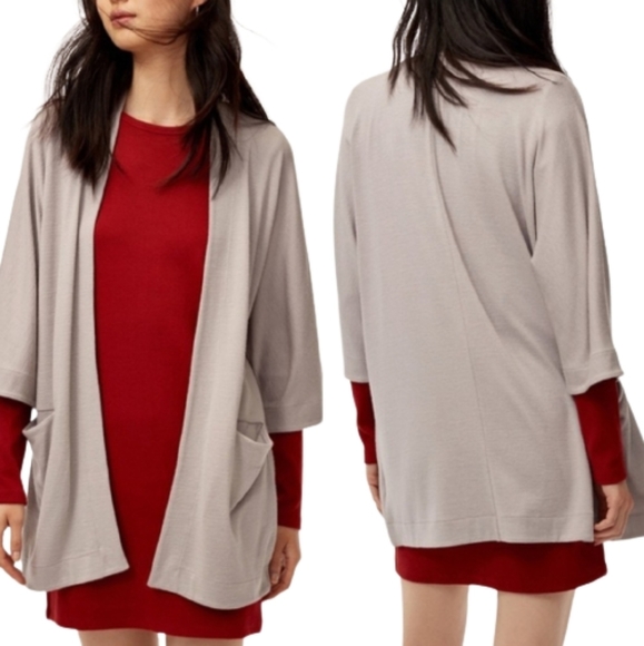 Aritzia Gray Women's Cardigan - Picture 6 of 16